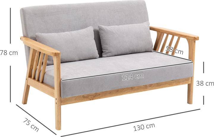 Actual product image Jamb Loveseat (2 person sofa)