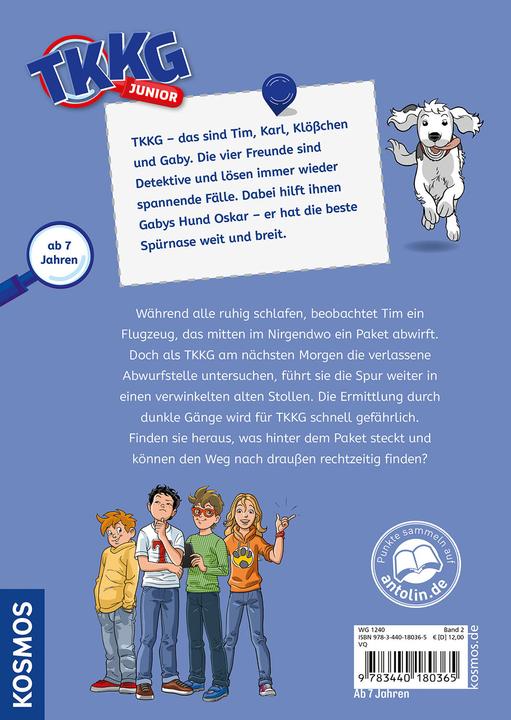 Actual product image Kosmos TKKG Junior, 2, Verschollen im Stollen (German, Benjamin Schreuder, 2025)