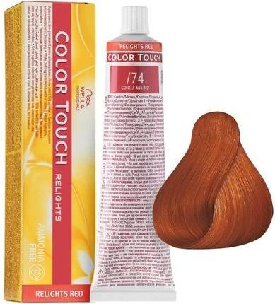Produktbild Wella Color Touch Relights Brunette Copper 74 Red Hair Dye Ammonia-Free 60ml (/74)