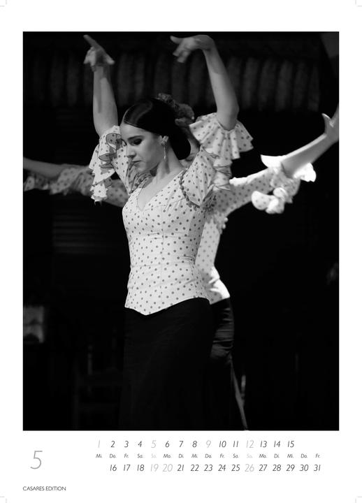 Produktbild Flamenco schwarz-weiss 2026 (Deutsch)
