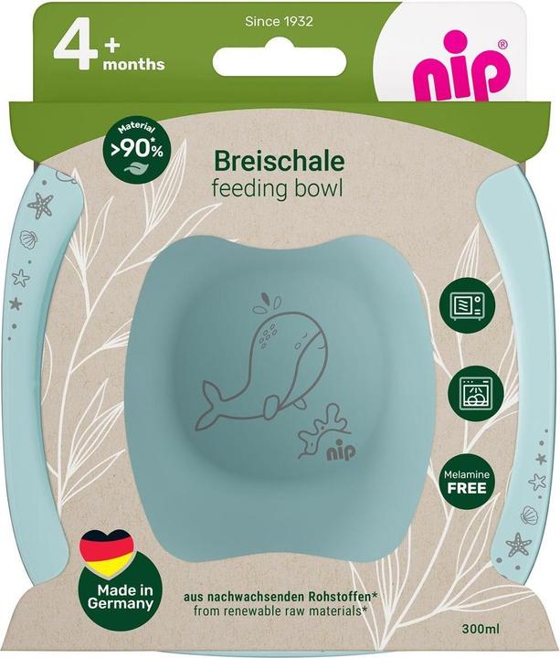 Produktbild NIP Kinderteller & Breischalen Breischale 2er Pack eat green - Blau
