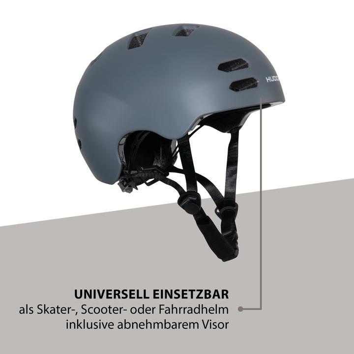 Actual product image Hudora Skater helmet Allround, size M (55 - 58 cm)