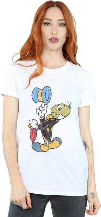 Immagine prodotto Disney Pinocchio Jiminy Cricket Maglietta Ampia Donna (4XL)