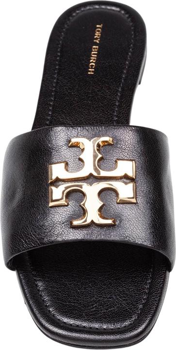 Produktbild Tory Burch eleanor leather slider color black (37)