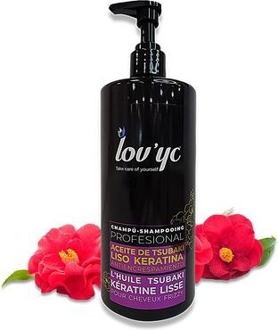 Lov'yc Professionelles Keratin und Tsubaki-Öl Anti-Frizz Haarshampoo 25.30 fl oz