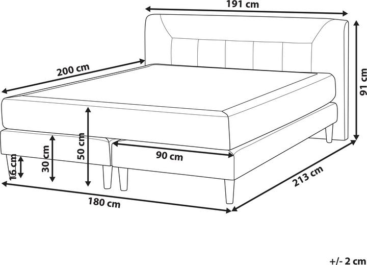 Actual product image Beliani Marquise (180 x 200 cm)