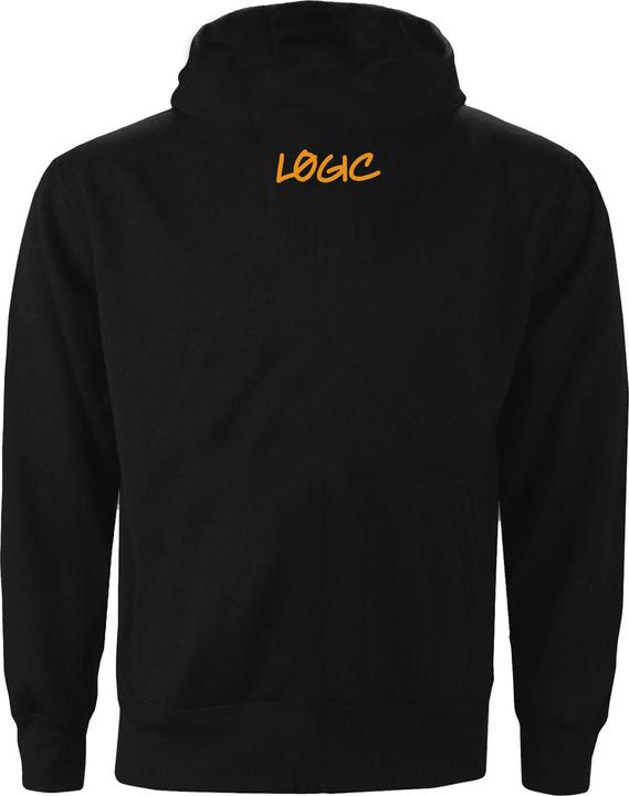 Immagine prodotto Logic No Pressure Felpa con Cappuccio Gradiente di Colore Stampa posteriore Adulto Unisex (L)