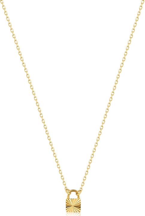 Ania Haie 14kt Gold Padlock Halskette (585er Gelbgold, 40 - 45 cm)