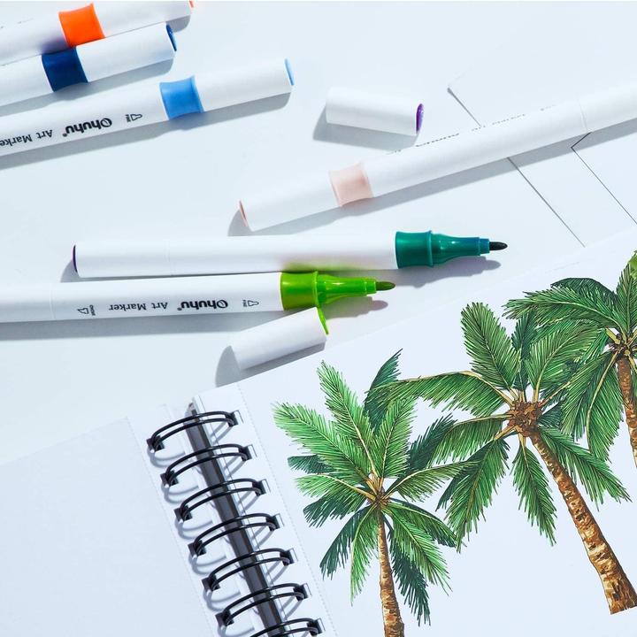 Productafbeelding Ohuhu Kunststift (Veelkleurig, 48 x)