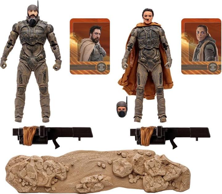 Image du produit McFarlane Dune : Partie 2 Figurines Lot de 2 Stilgar & Shishakli (Gold Label) 18 cm