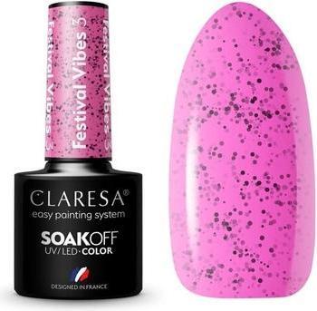 Produktbild Claresa Festival Vibes UV-Nagellack 5ml - 3er-Pack (Rosa, UV-Gel Lack)
