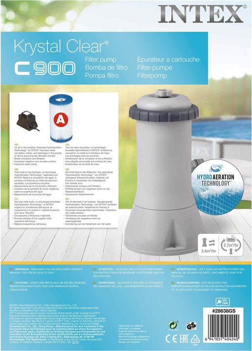 Image du produit Intex Pompe à filtre 900 litres 12V