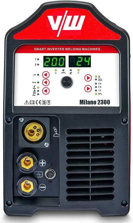 Produktbild Vector Welding Milano 2300 - Fülldraht Schweissgerät 200A Set mit Schweisshelm