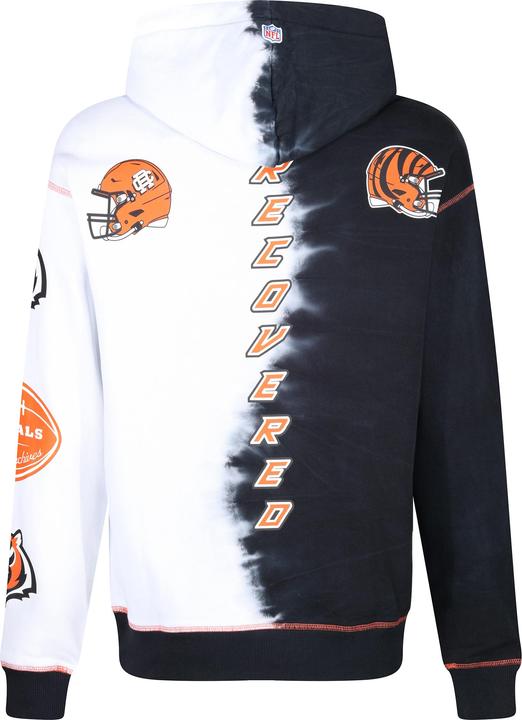 Immagine prodotto Recovered Felpa con cappuccio in pile Re:covered - INK DYE Cincinnati Bengals (L)