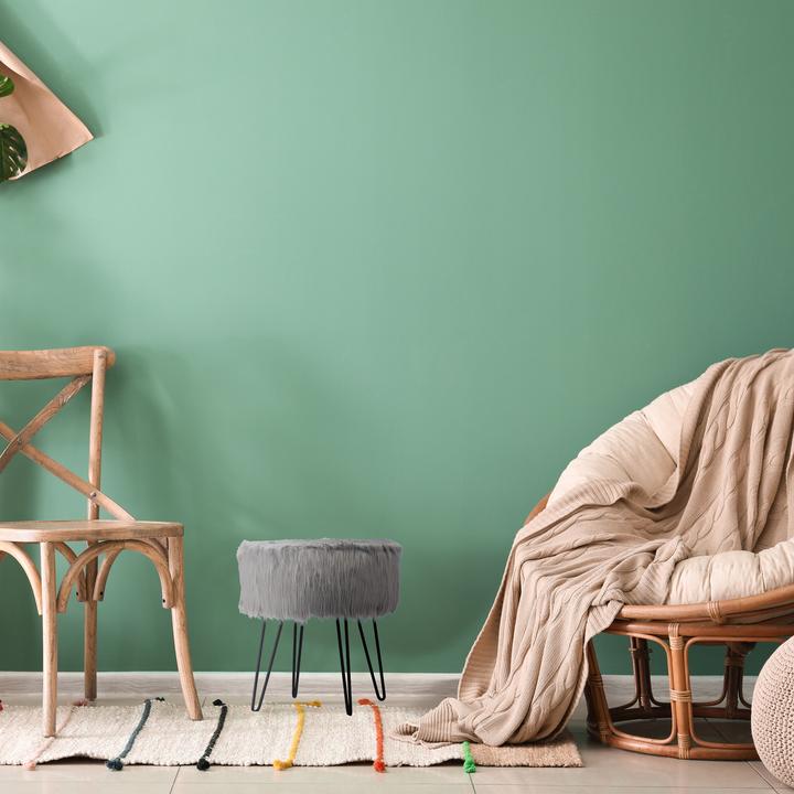 Image du produit Relaxdays Tabouret en fourrure