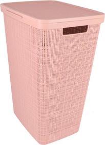 Actual product image Curver Jute Laundry Basket with Lid 58L Rose Dawn (58 l)