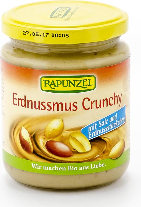 Actual product image Rapunzel Peanut butter Crunchy with salt (250 g)