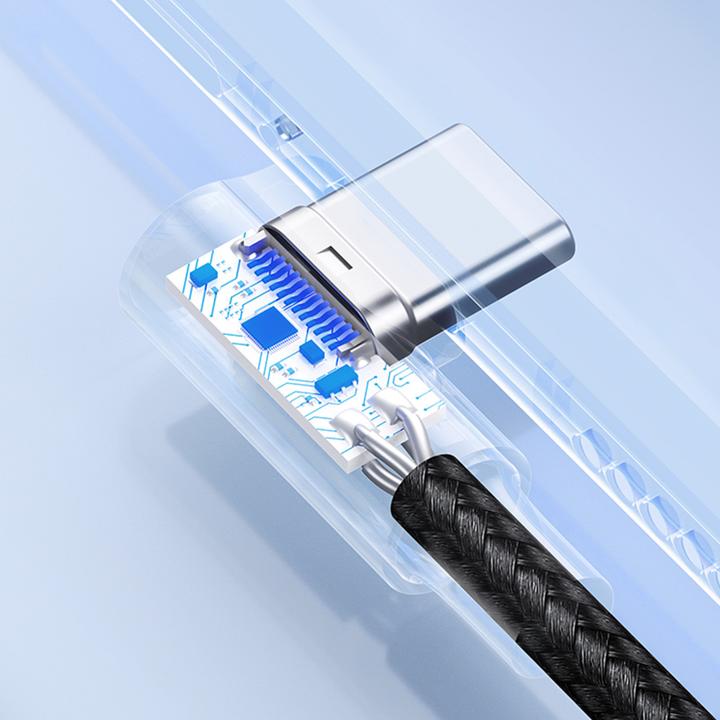 Actual product image Ugreen USB-C to USB-A 2.0 Angled Cable US176, 3A, 3m (Black) (3 m, USB 2.0)