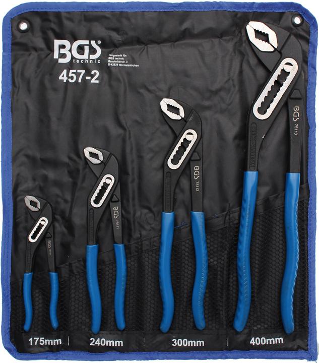 Actual product image BGS Water Pump Pliers Set 4 pcs.