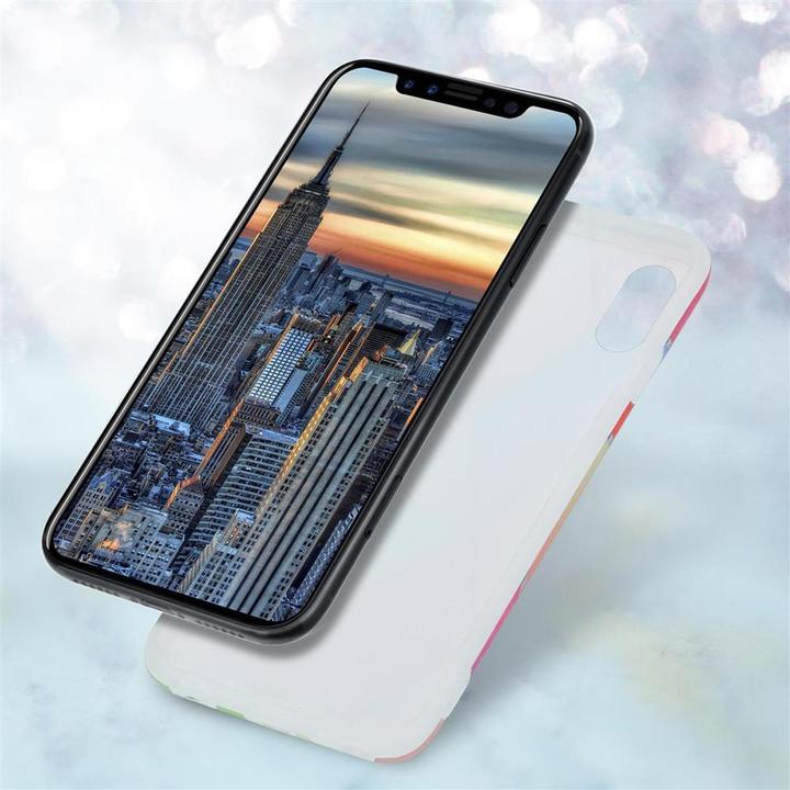 Image du produit Cadorabo Couverture IMD TPU Marbre coloré (Apple iPhone X)