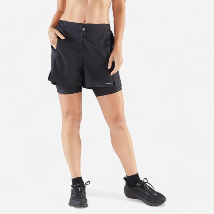 Actual product image Kiprun Laufshorts 2-in-1 Damen - Run 500 (S)