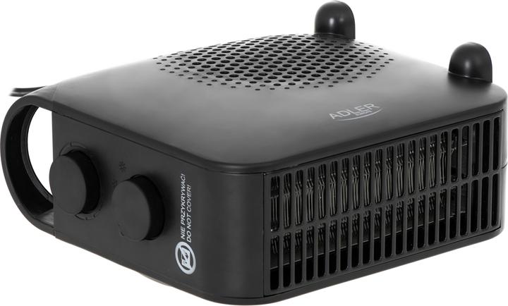 Image du produit Adler Heater AD 7725b Chauffage par ventilateur, 2000 W, Nombre de niveaux de puissance 2, Juodas (2000 W)