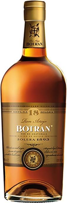 Actual product image Botran Ron Reserva 18 Solera 1893 new label