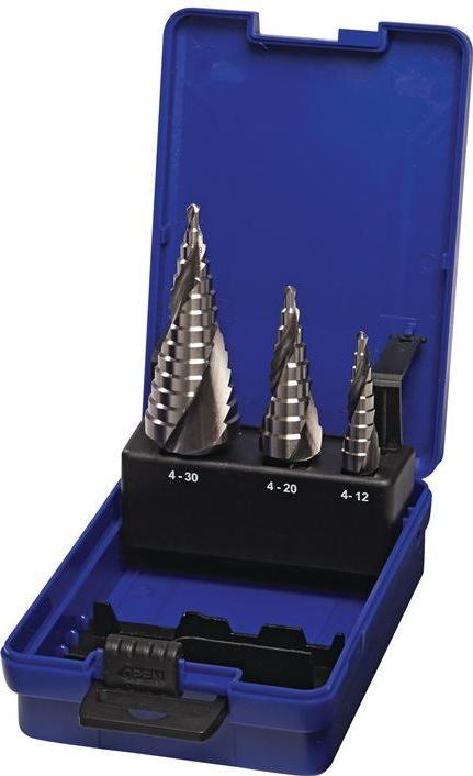 Produktbild Promat Stufenbohrersatz (4-30mm, 4-20mm, 4-12mm)