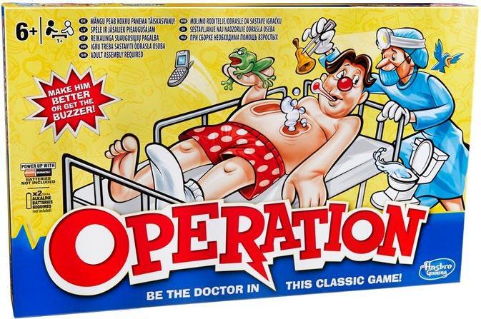 Immagine prodotto Hasbro Gaming GIOCO žaidimas Operazione classica, B2176127 (Inglese)