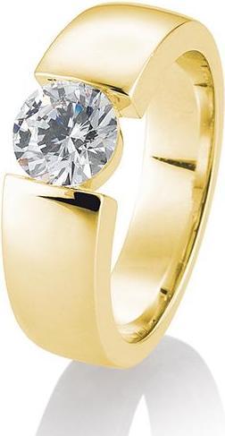 Breuning Ring Spann 0,80-1,50 ct. (48, 750/18 K Gold)
