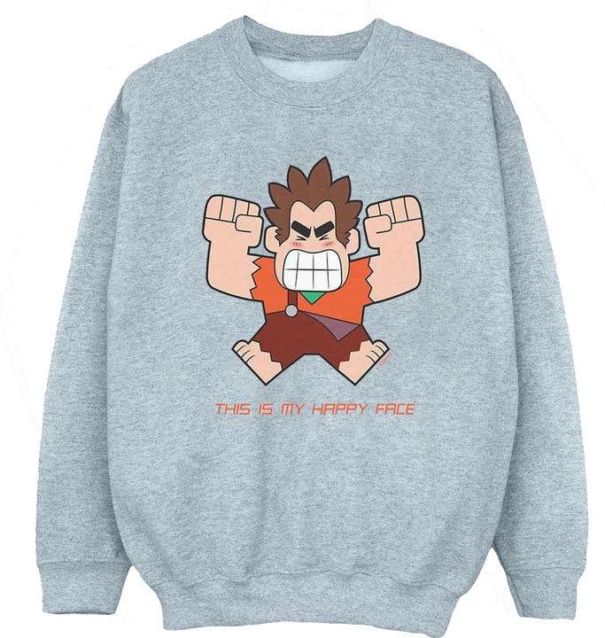 Disney Wreck It Ralph Happy Face Sweatshirt Mädchen
