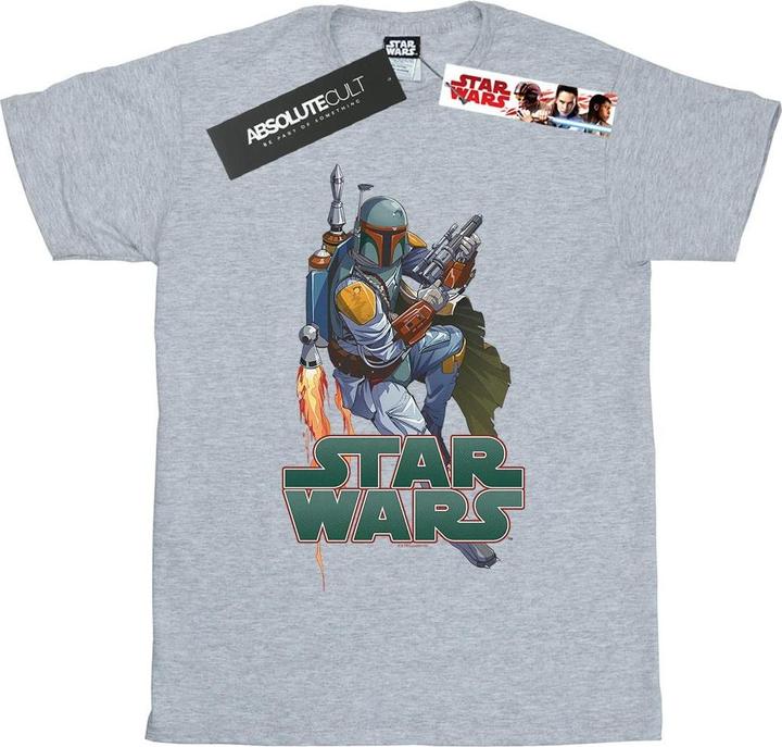 Star Wars Boba Fett Fired Up TShirt (S)