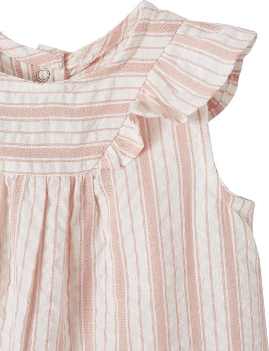 Vertbaudet Baby Kleid aus gestreiftem Seersucker