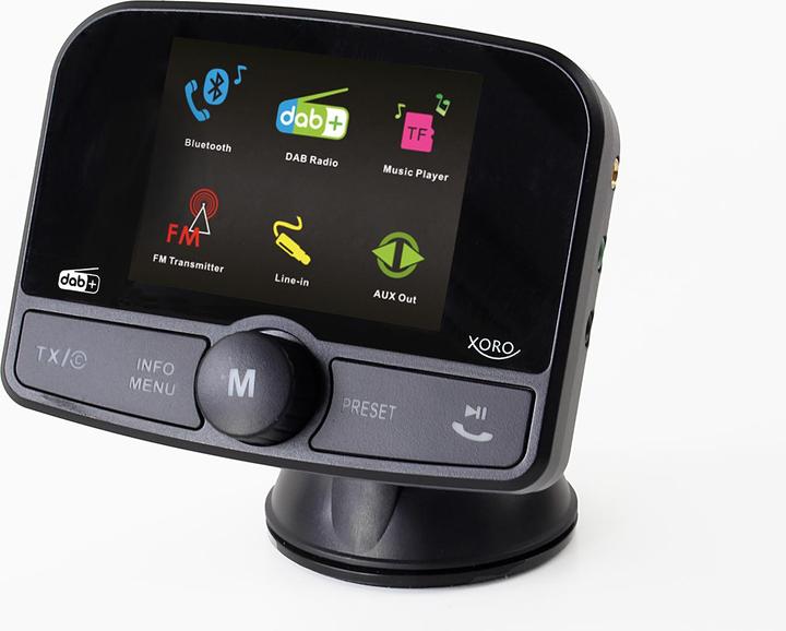 Image du produit Xoro DAB 55, récepteur DAB pour voiture, BT-free, FM-Trans