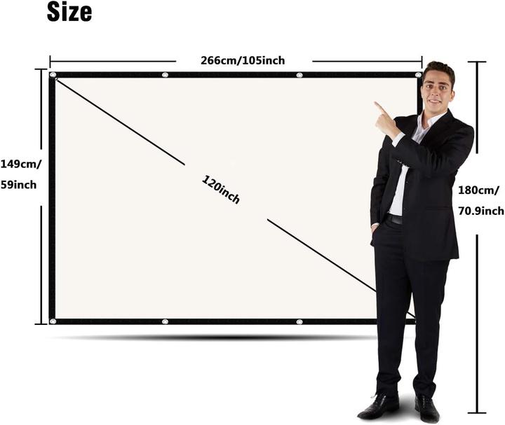 Actual product image Mebios Canvas (120", 16:9)