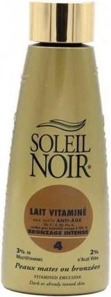 Soleil Noir Vitamin Body Milk Intense Tanning 150ml (Selbstbräunungsschaum, 150 ml)