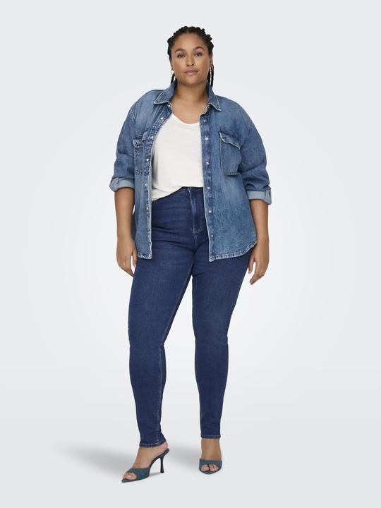 Actual product image Only CARLUNA Hohe Taille Skinny Fit Jeans Skinny Jeans (W54/L30)