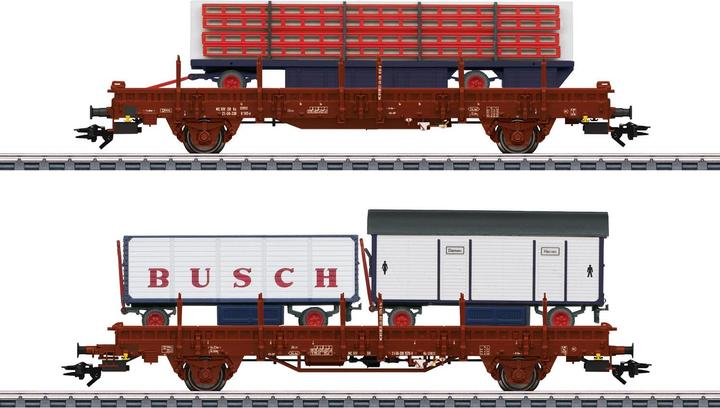 Produktbild Märklin 45042 H0 2er-Set Güterwagen Zirkus Busch der DR (Spur H0)