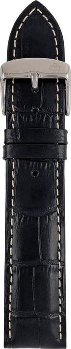 Actual product image Zeppelin leather strap black 22 mm (22 mm, Leather)