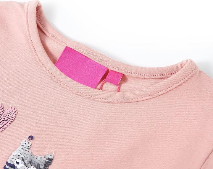Immagine prodotto VidaXL Camicia da bambino a maniche lunghe rosa chiaro 128,Materiale: 95 % cotone. 5 (128)