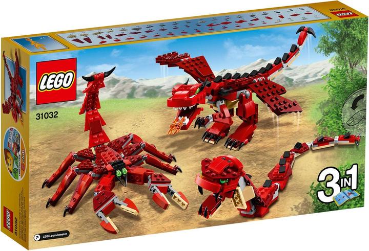 Produktbild LEGO Creator Rote Kreaturen (31032, LEGO Creator Expert)