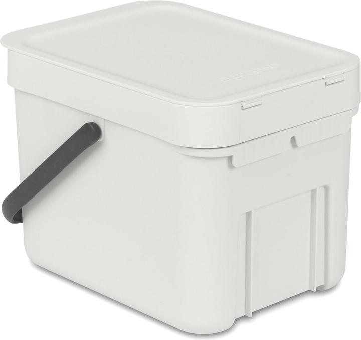 Actual product image Brabantia Compost bin Sort & Go 6 l, light gray (6 l)