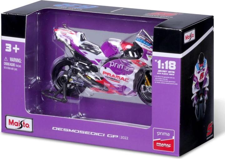 Actual product image Maisto Moto GP Motorcycle 1/18 #89 Martin 2022