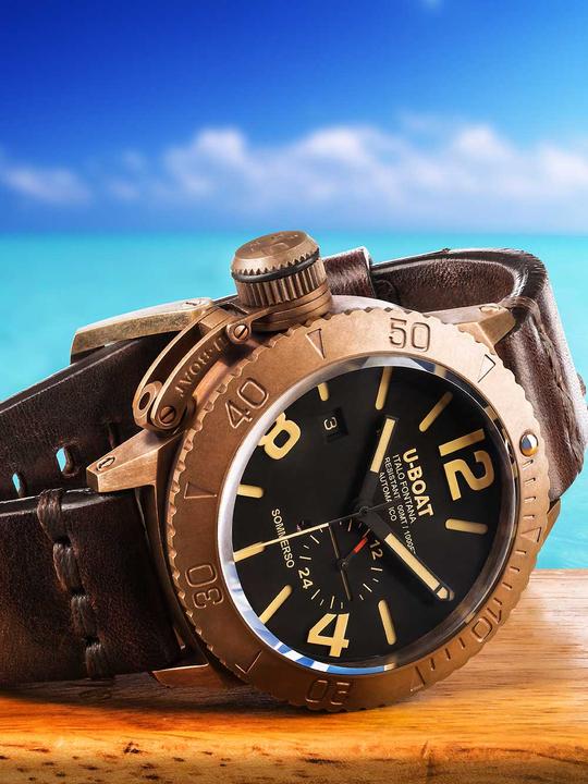 Actual product image U-Boat 8486 Sommerso Bronze Automatic 46mm 300M (Diving watch, 46 mm)