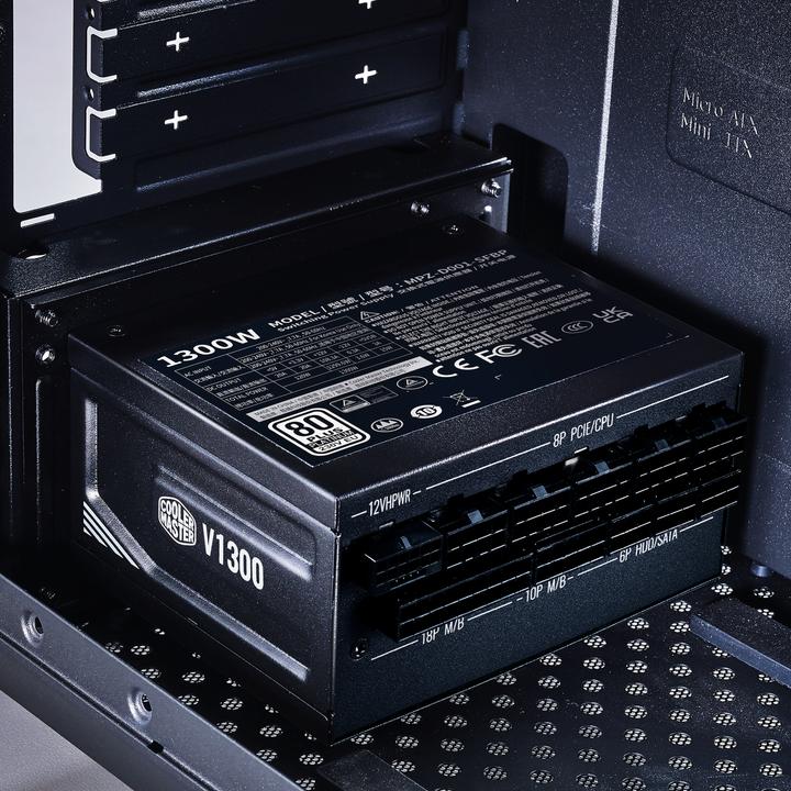 Actual product image Cooler Master CooMas V 1300 Platinum 1300W SFX30 MPZ-D001-SFBP-BEU (1300 W)