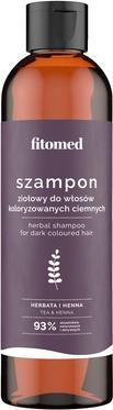 Produktbild Fitomed Tea and Henna shampoo for dark colored hair 250g (250 ml, Flüssiges Shampoo)