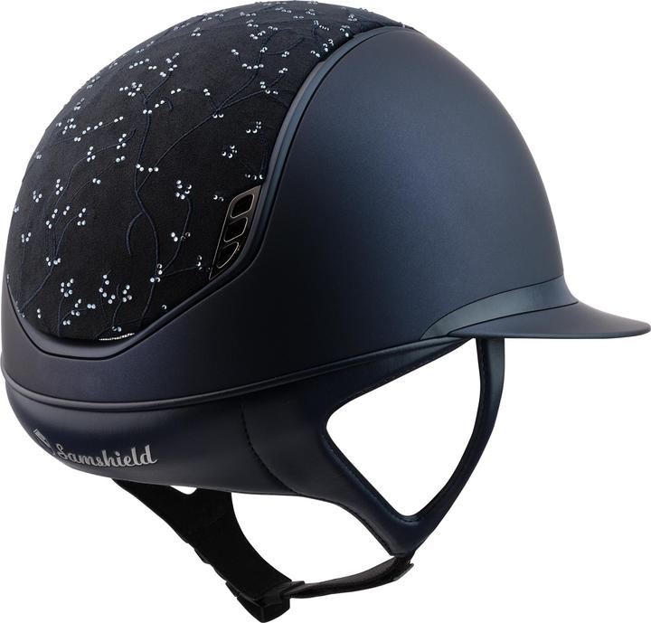 Produktbild Samshield reithelm custom miss shadowmatt crystal leaf 5 swarovski (M)