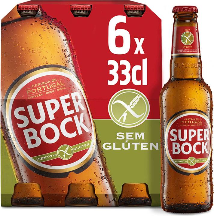 Actual product image Super Bock Sem Gluten (6 x 33 cl)