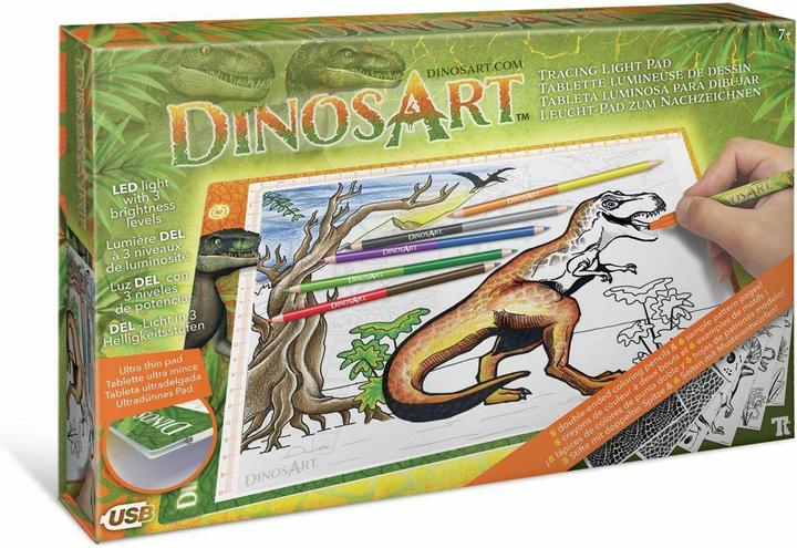 DinosArt Dino Leuchtpad zum Nachzeichnen