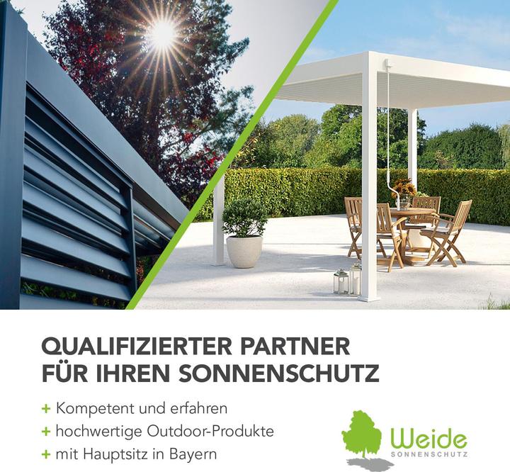 Image du produit Weide Store électrique pour pergola électrique en osier | anthracite (248.50 cm, 9 cm)